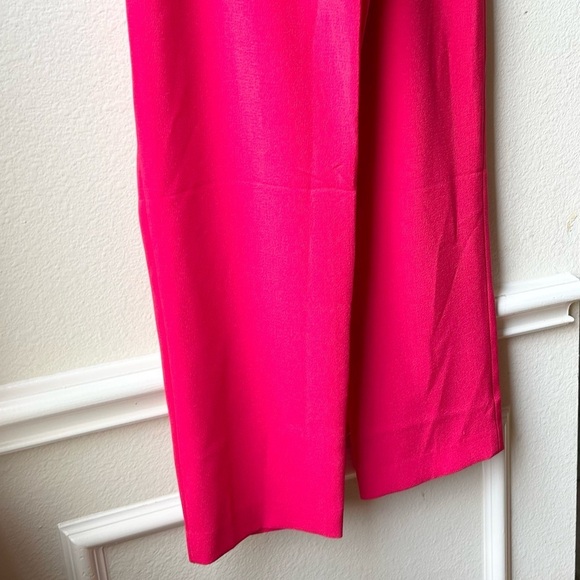 NWT Eliza J Red Off-the-shoulder Bell Sleeve Tie Waist Jumpsuit Sz 6 - Picture 12 of 16